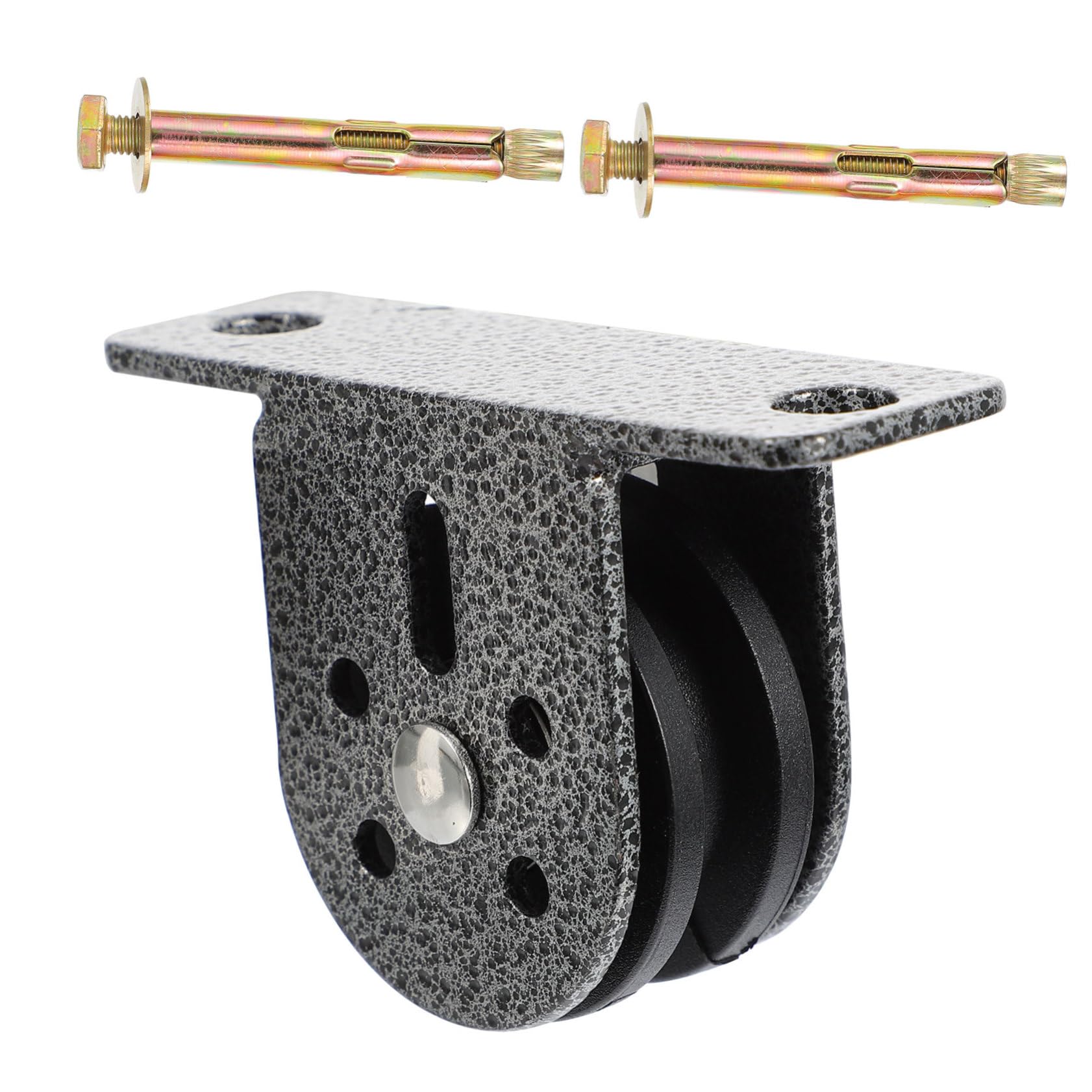 UPKOCH Polea de Rodamiento para Entrenamiento y Bloque de Poleas para Entrenamiento con Montaje en Pared Resistente Corrosión Silenciosa Desplazamiento para Accesorios en Fitness en Casa