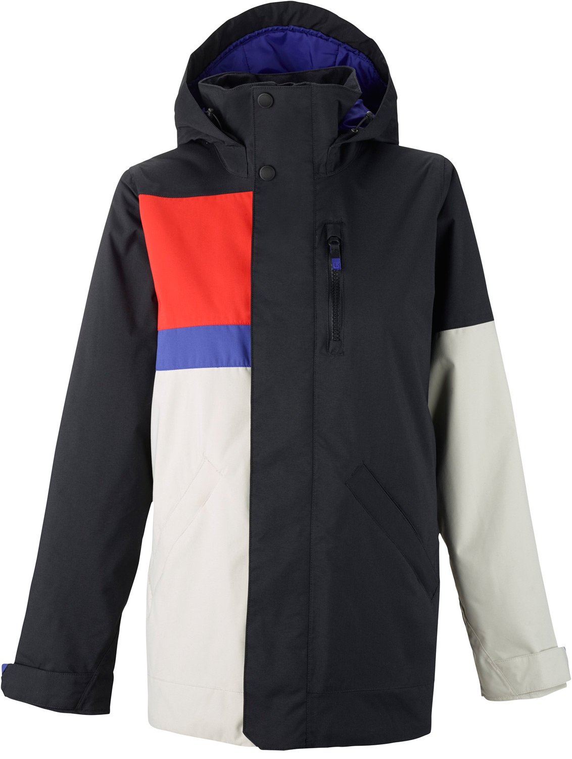 Burton Women's Eclipse Jacket True Black Colorblock Outerwear MD