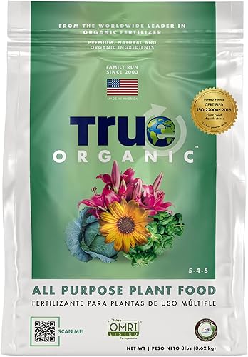 TRUE Organic - Alimento vegetal multiusos 8lbs - CDFA, OMRI, para jardinería orgánica disponible en Yaxa Colombia