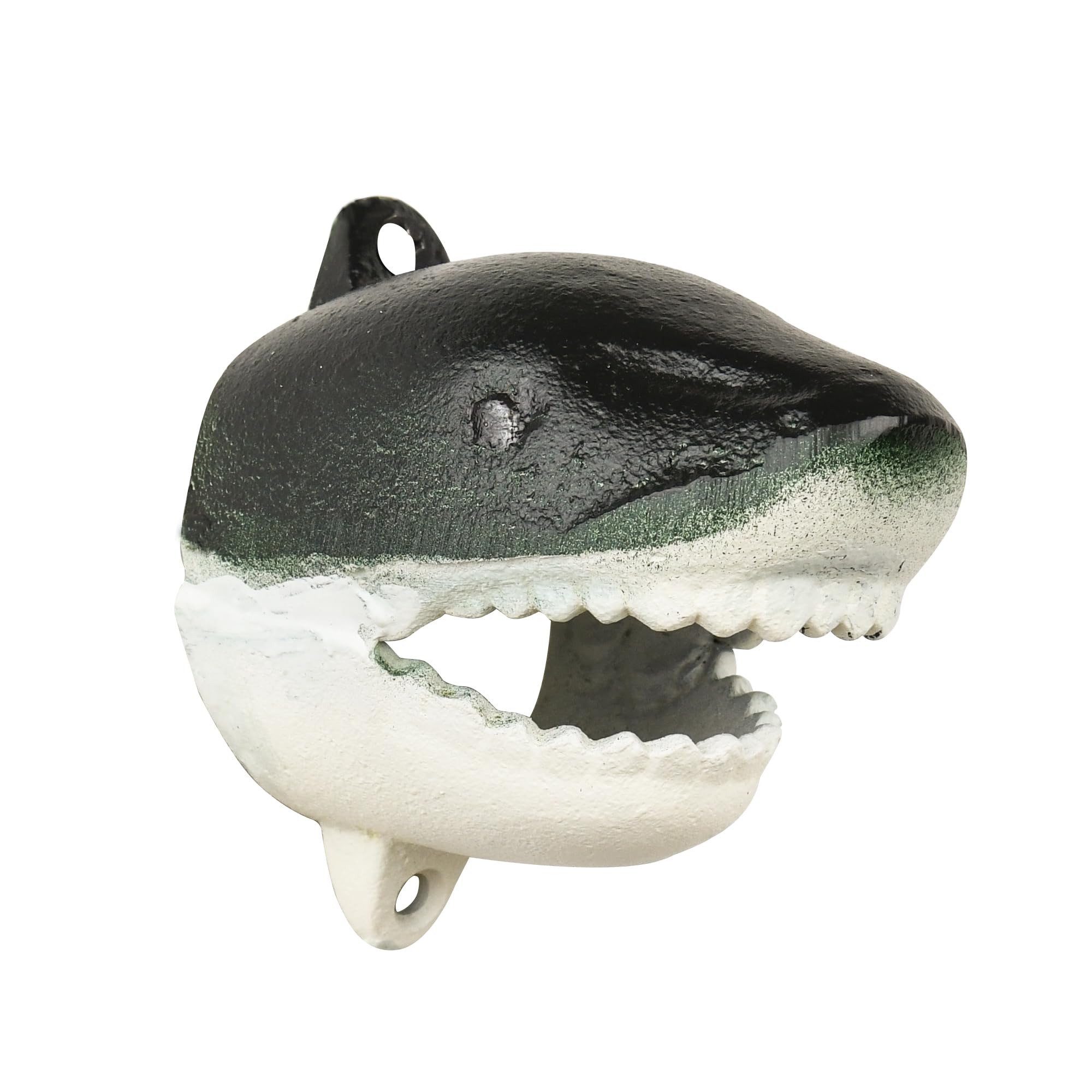 Cast Iron Shark Head Beer Cap Soda/Pop Top Wall Mount Bottle Opener Bar/Pub Tool