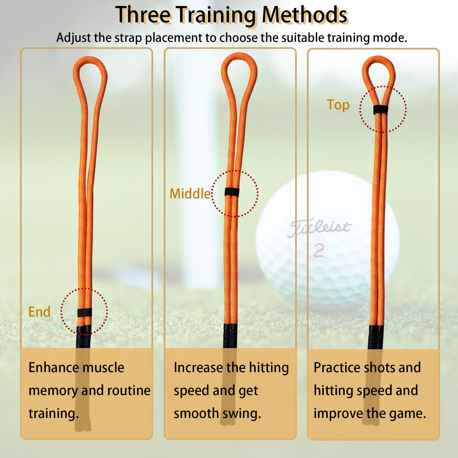 Snapklik.com : KeoPuals Golf Swing Training Rope Golf Swing Rope ...