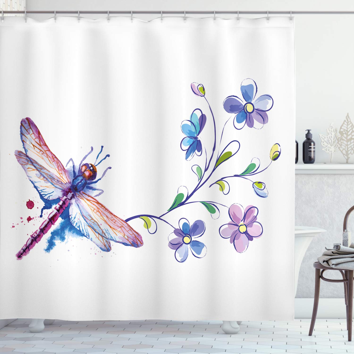 Dragonfly Shower Curtains Curtains & Drapes
