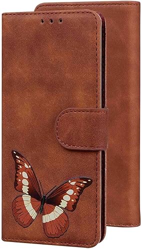 NATUMAX Funda tipo cartera para teléfono XIAOMI MI 9T, funda delgada de piel sintética de alta calidad para MI 9T, 2 ranuras para tarjetas, soporte