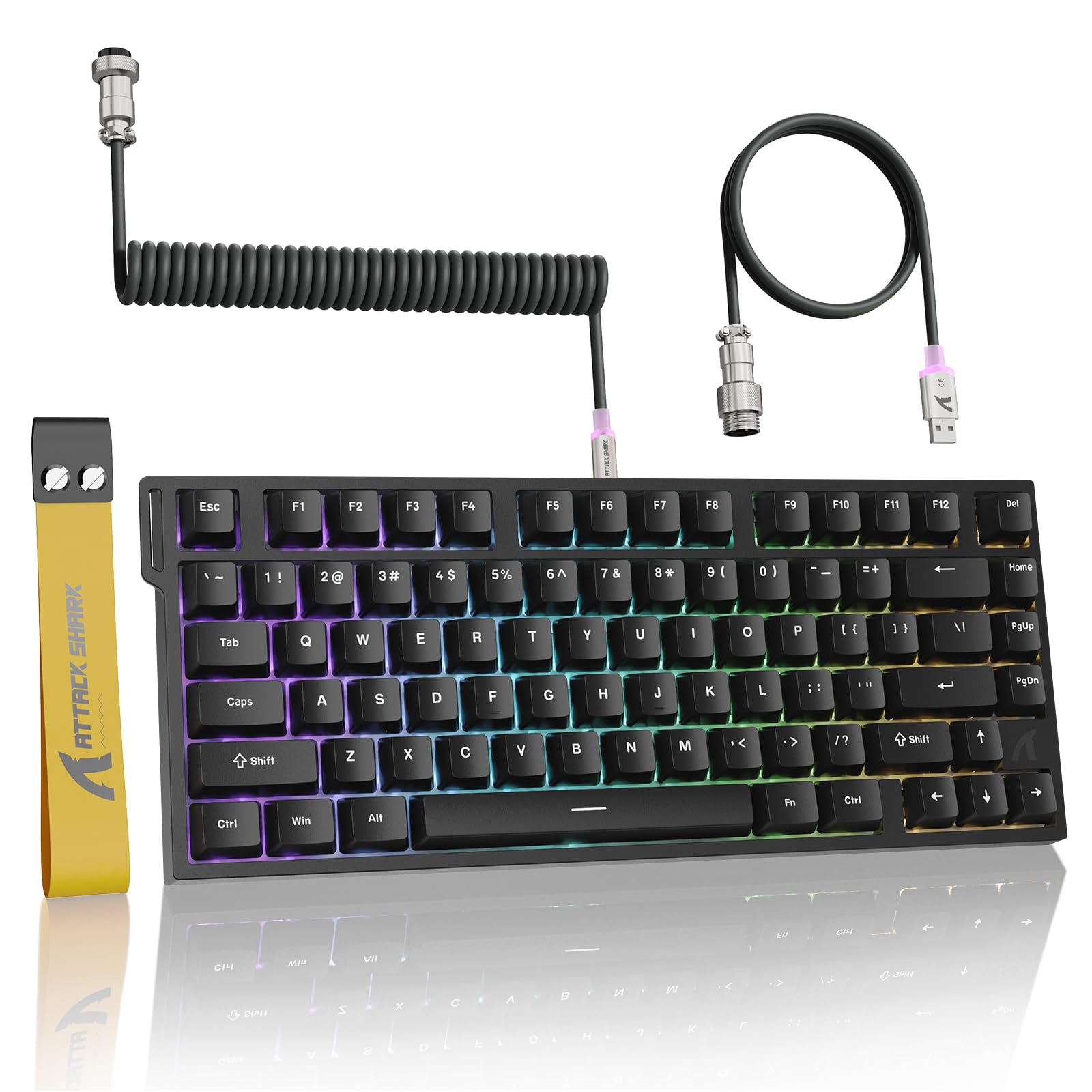 新品 ATTACK SHARK R82 HE ワイヤレスマウス セット Amazon.com: ATTACK SHARK R82HE 75% Rapid Trigger Mechanical Gaming