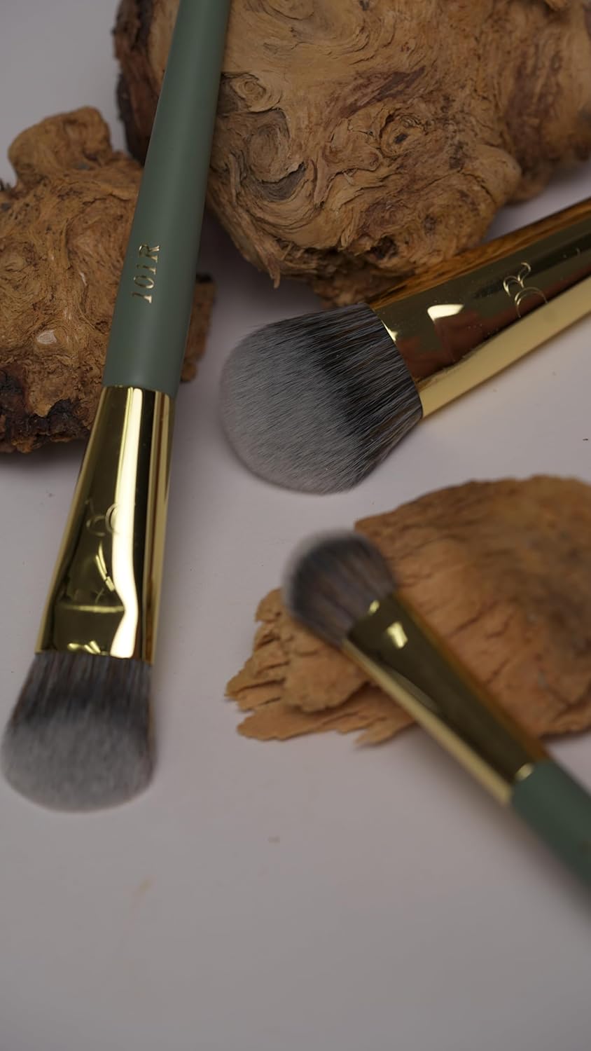 DR "BlendPro Trio" Brush Set (3 Piece), Perfect for Blending Foundation, Contour, and Concealer