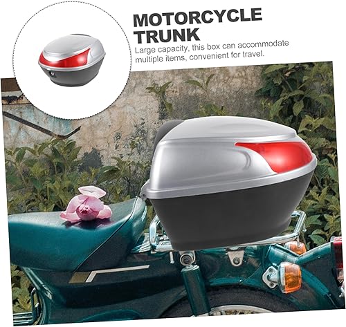 Miniatura 9 de Maletero de motocicleta, caja trasera duradera para equipaje de motocicleta, caja de almacenamiento trasera para un fácil transporte y