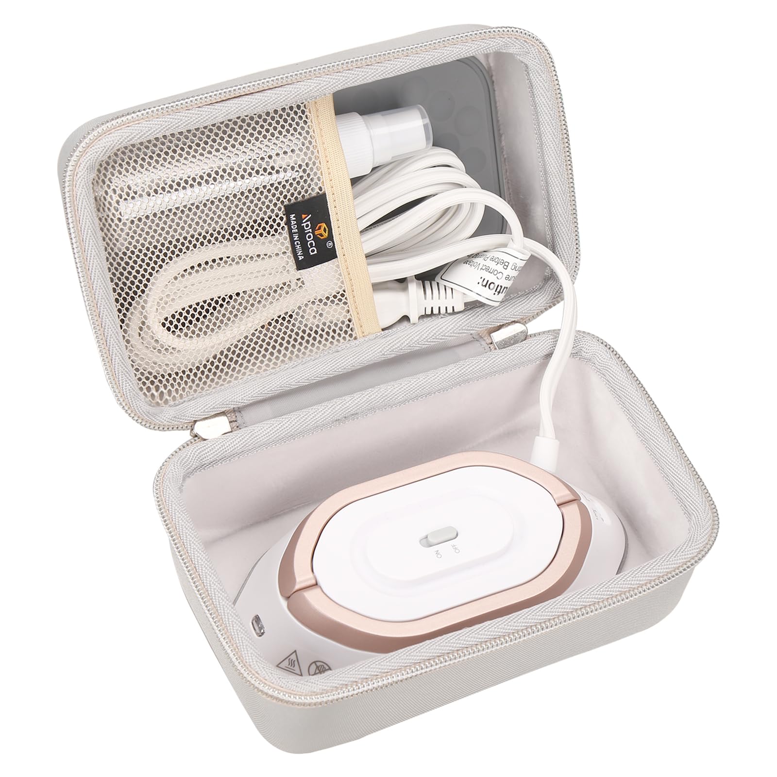 Photo 1 of *****Just the Case******Aproca Case Compatible with Newbealer Travel Iron Mini Dry Iron, Portable Storage Bag for Accessories - Grey (Case Only)