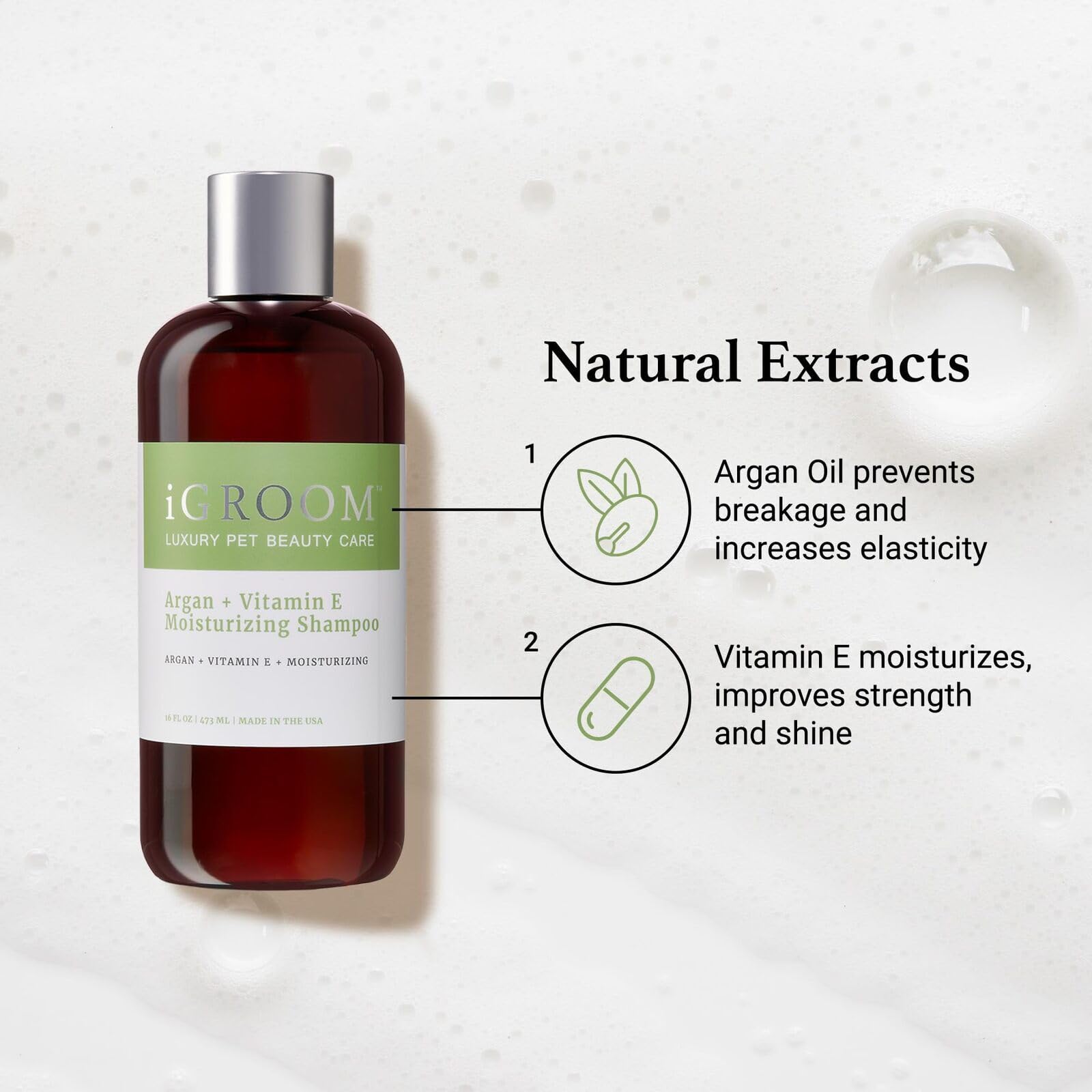 Igroom Argan and Vitamin E Shampoo 3.8L