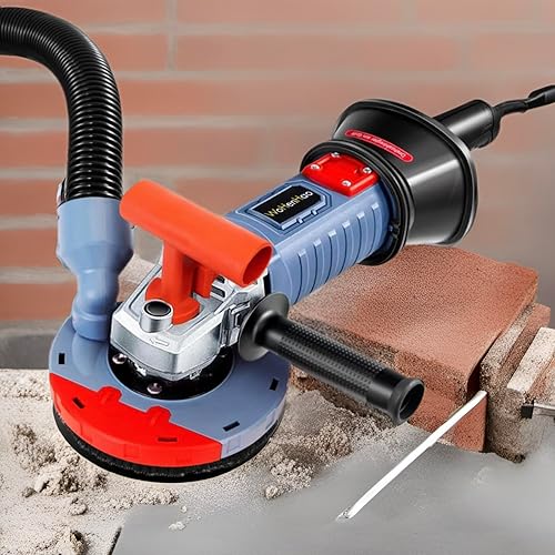 Miniatura 2 de Cepilladora de hormigón de 5 pulgadas 1500 W con cubierta de extracción de polvo y rueda de taza de diamante, máquina de eliminación de adhesivo de