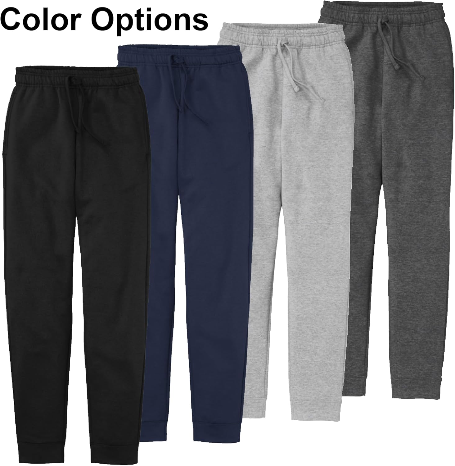 Custom Core Fleece Jogger | Add Your School, Team Name or Logo | Soft Cotton-Poly Fleece | for Spirit Wear & Athletics 78J