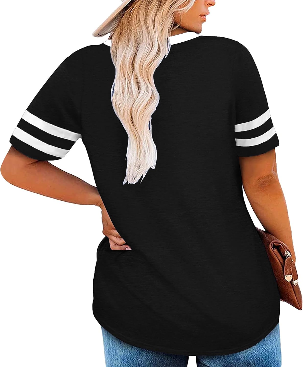 Plus Size Thanksgiving Shirts Women Thankful Grateful Blessed Shirt Leopard Pumpkin Print Casual Fall Tops - Image 4