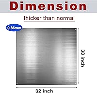 Vista 2 de Panel de pared reversible de acero inoxidable detrás de la estufa, panel de metal para salpicaduras de acero inoxidable, panel de pared para cocina