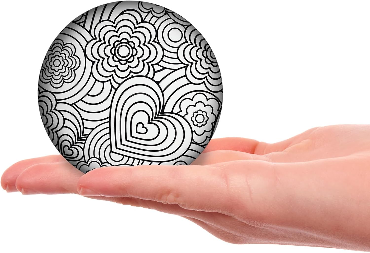 Schylling NeeDoh Press-Doh - Sensory Squeeze Toy - Satisfying Dough Filling - 2.5" Wide - Color May Vary (Pack of 1)