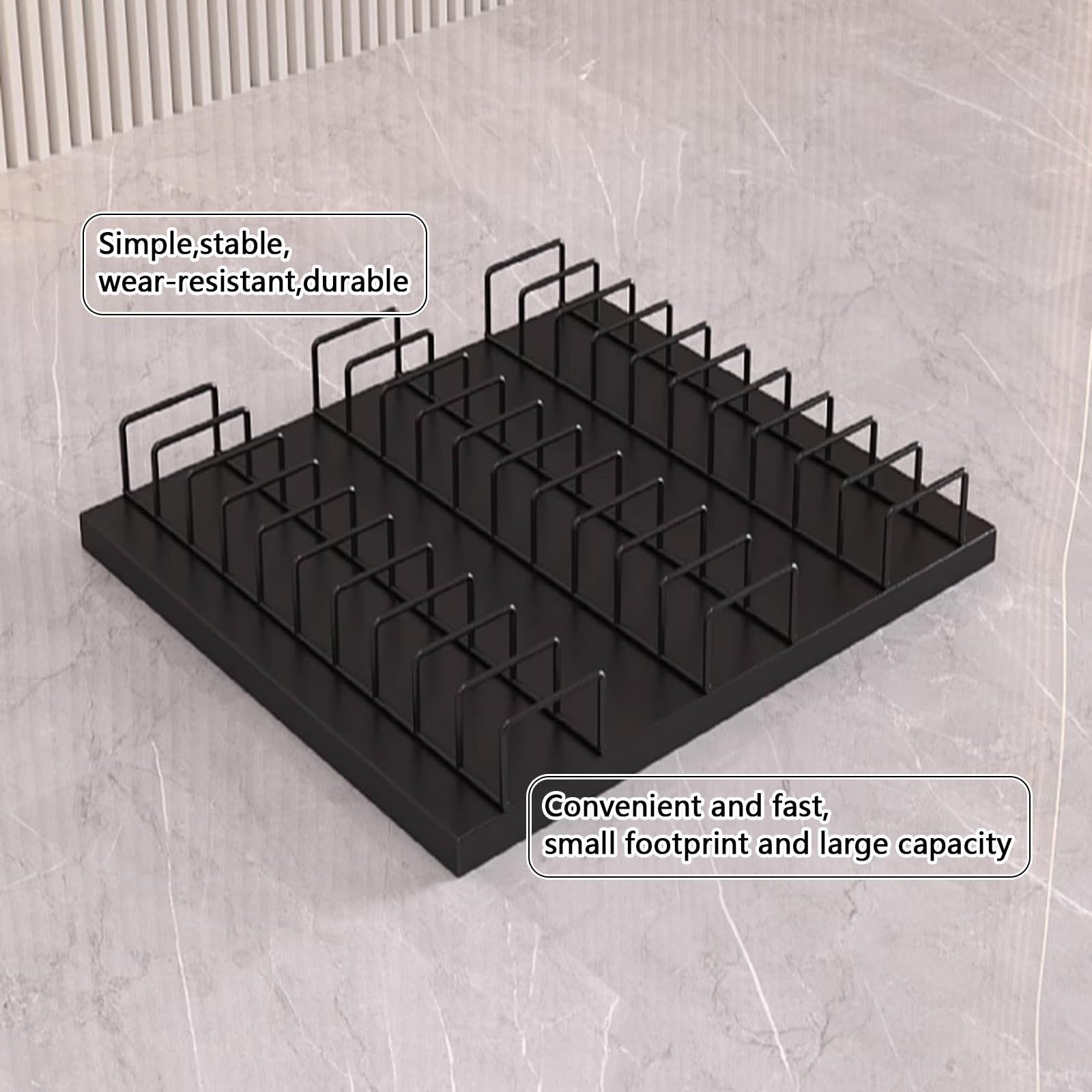 Espositore per Campioni di Piastrelle in Metallo e Legno Resistente - Scaffali organizzativi per Vendita al Dettaglio, fiere, Pavimenti, Arredamento per la casa e Professionisti del Design