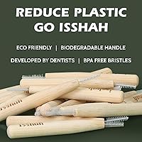 Vista 7 de Cepillos interdentales de bambú, limpiador entre dientes, cepillo de limpieza profunda, 40 unidades, tamaño 0, pequeños huecos