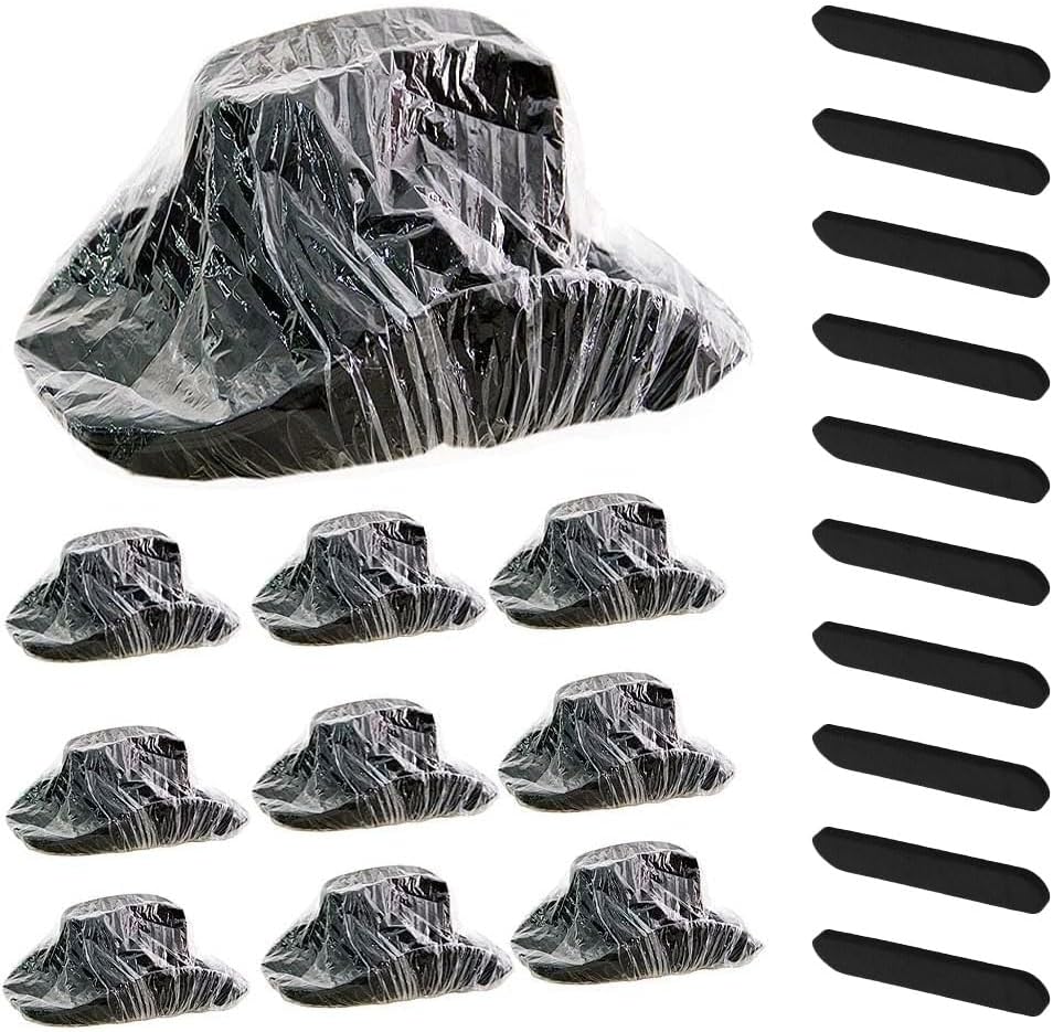Cowboy Hat Protector - 20pcs Dust & Waterproof Covers, Keeps Hats Safe from Dust and Rain