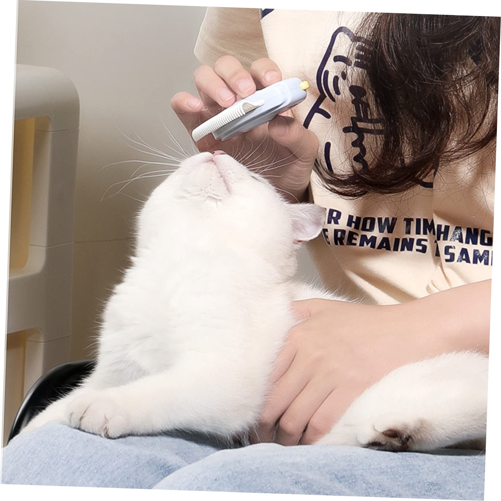 Happyyami 6piezas Peine Para Mascotas De Masajeador Herramienta De Aseo Para Perros y Gatos Cepillo Para Desenredar Pelo y Eliminar Enredos Para Mantener El Hogar De Pelos