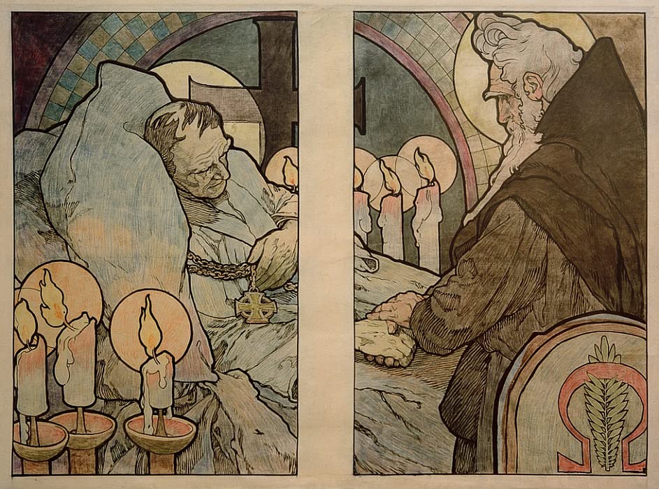 Affiche Nestles Food Alphonse Mucha - Toile décoration salon 60x90cm