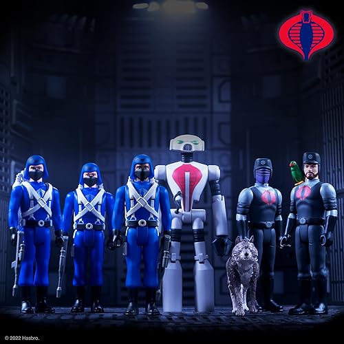 Miniatura 3 de Super7 G.I. Joe Pyramid of Darkness Pack con ojos de serpiente, naufragio, serpientes y robot de seguridad Cobra  (paquete de 6) figuras de acción