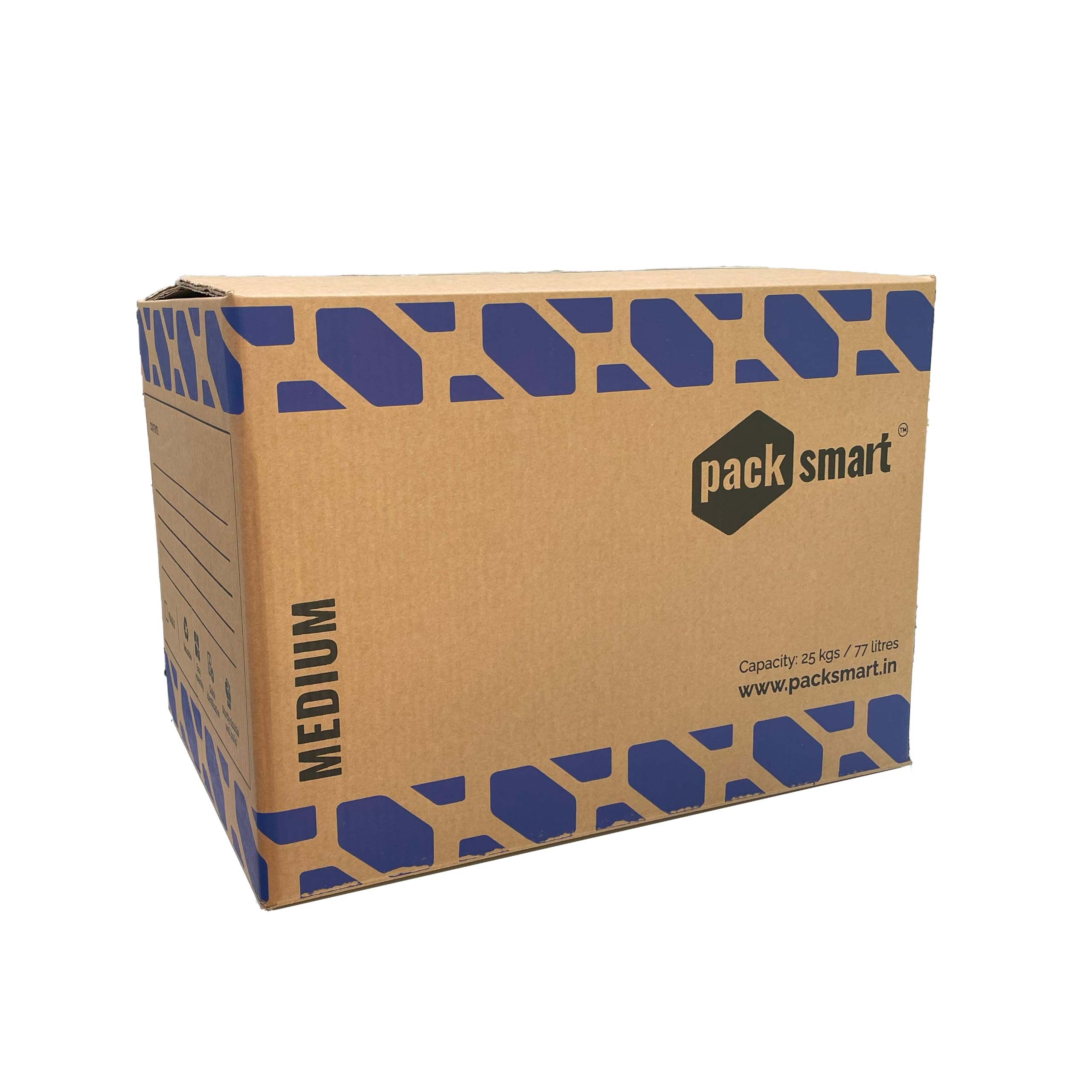 Pack Smart Packing Box Medium Size (21x15x15 Inch) Pack of 5 | 5 Ply Corrugated Box for Packing & Secure Shipping, Moving, Courier & Goods Transportation,Book Storing and Multi Purpose Packaging Boxes (B0CW1N54JQ) Amazon Price History, Amazon Price Tracker