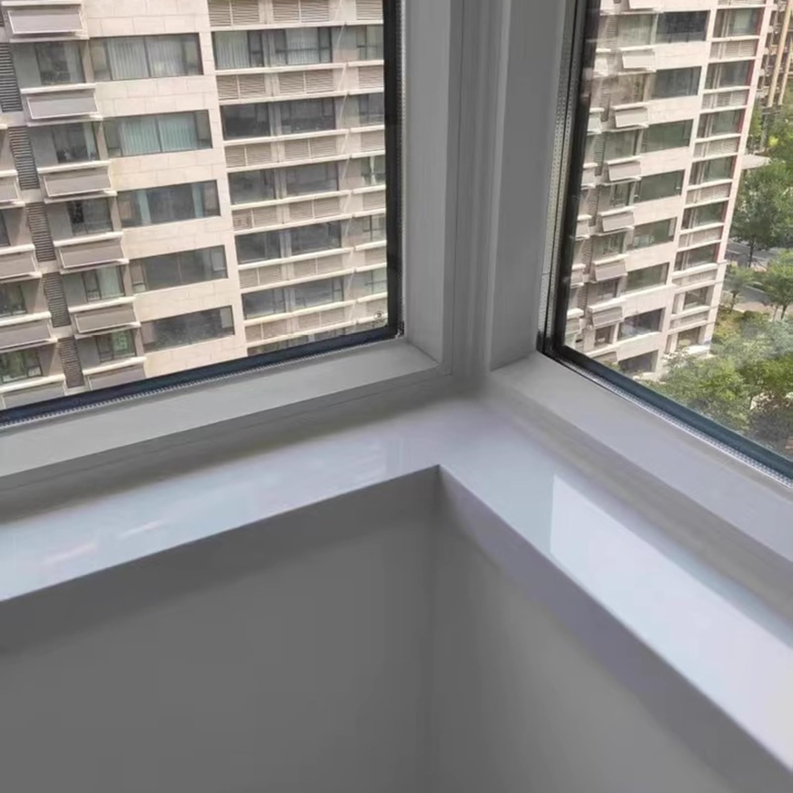 Davanzale Interno Finestra Davanzali con Finitura in Marmo, Piastra per Finestre Bianche Pure per Arredamento Camera da Letto, Piastra Di Copertura per Finestre Personalizzabile per Ristrutturare Vecc