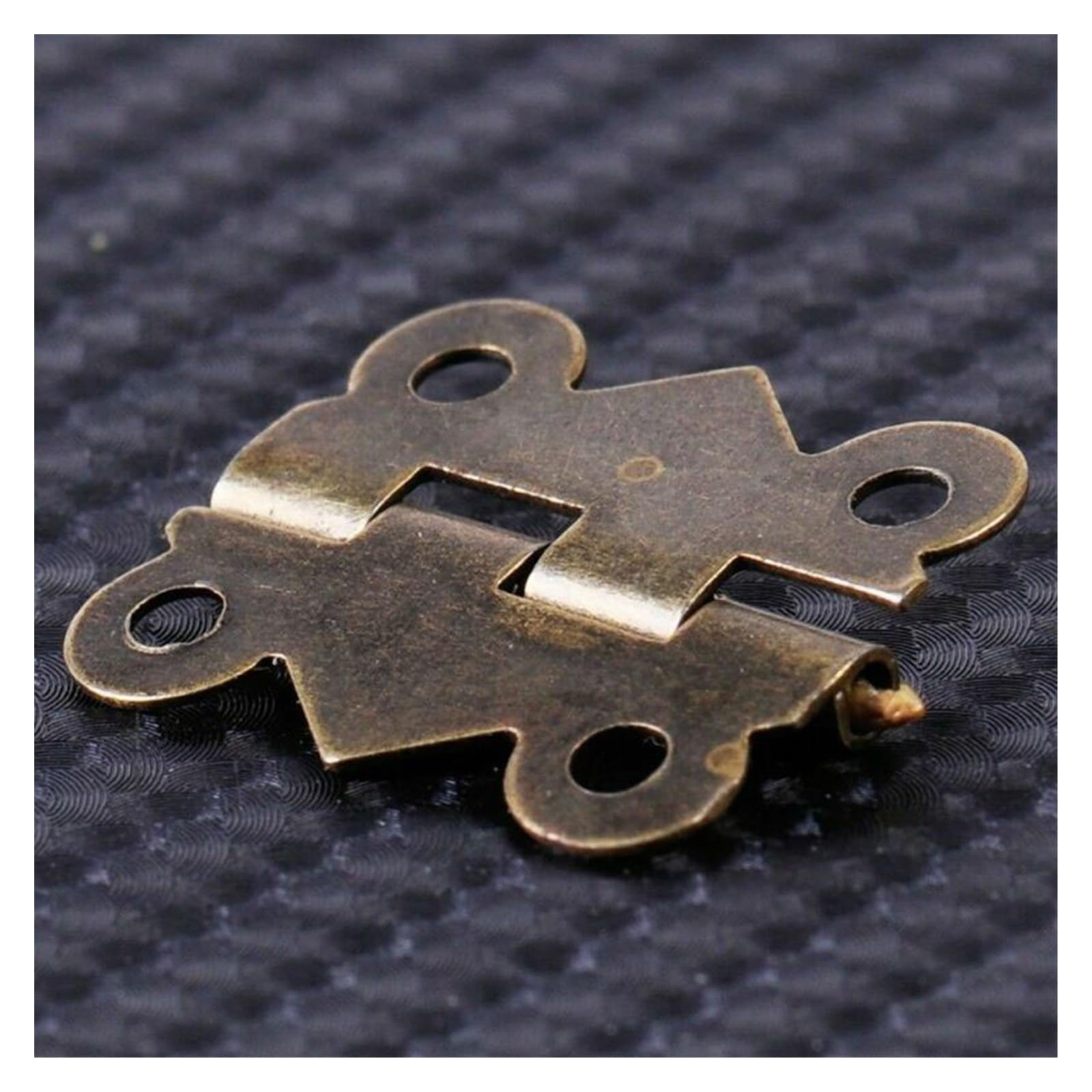 Charnière avec vis 20x17mm pour restauration de boîte en bois et quincaillerie
