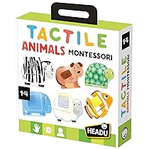Headu IT20188 Tactile Animals Montessori