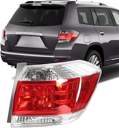 labwork Reemplazo de la luz trasera del lado del pasajero para Toyota Highlander 2011-2013 Conjunto de lámpara de freno trasera derecha derecha disponible en Yaxa Guatemala