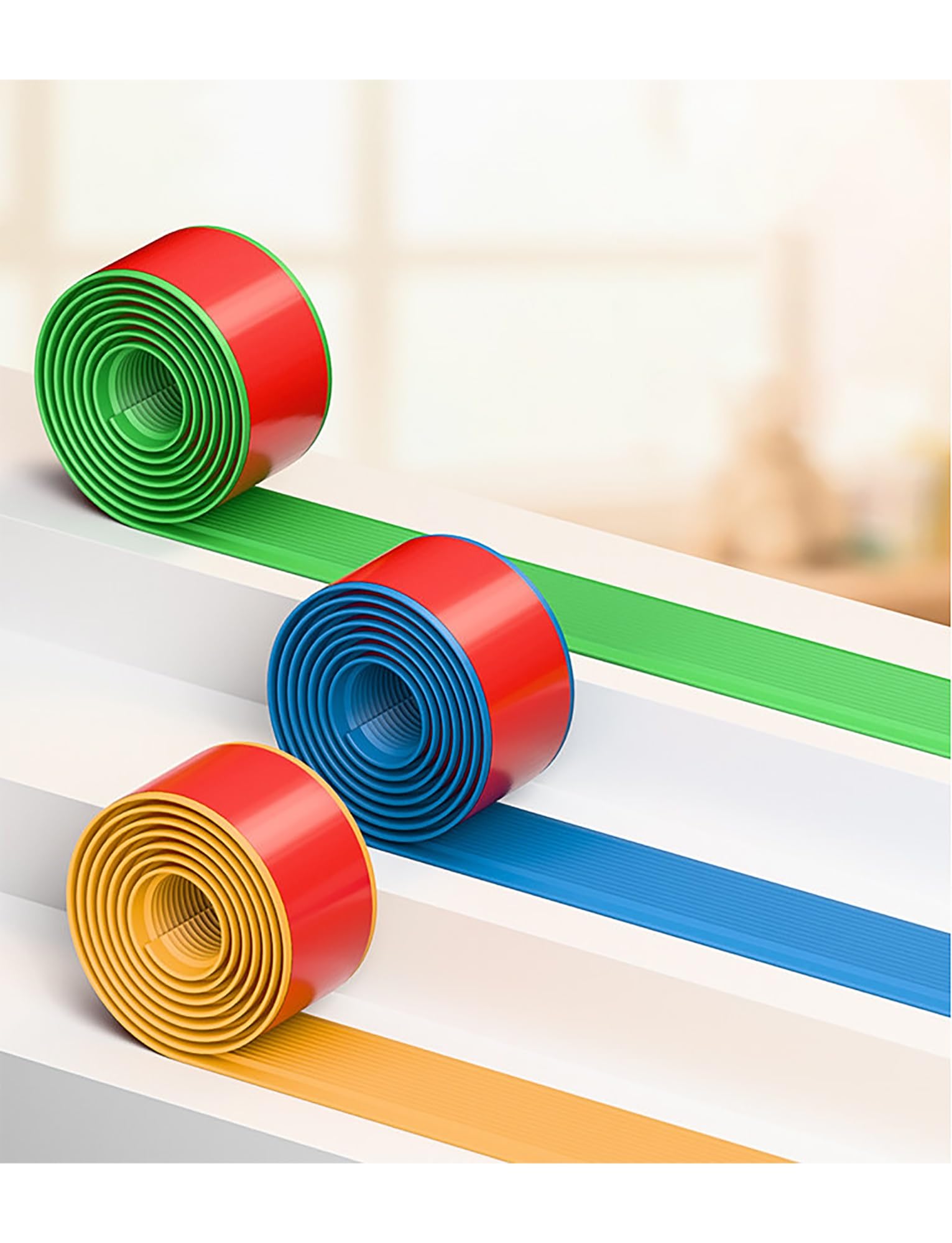Cinta autoadhesiva antideslizante para escaleras, tiras de seguridad para interiores y exteriores para peldaños de madera, peldaños de tracción para personas mayores, niños, perros