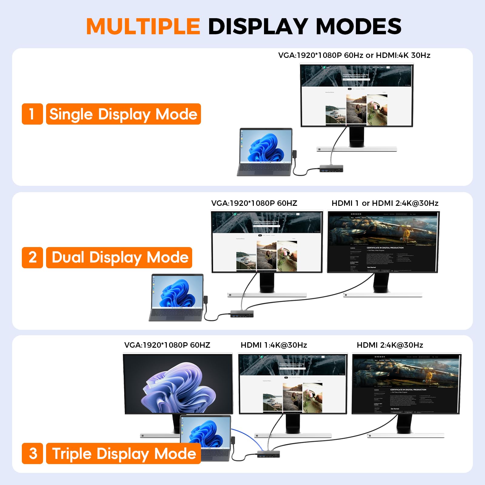 Micro-soft Surface Dock 2,Surface Docking Station 12 in 1 Triple Display Surface Dock mit 2 HDMI 4K +VGAfür Surface Pro 11/10/9/8/×/7/6/5/4/3, Surface Laptop 7/6/5/go/4/3/2/1,Surface Book Laptop 3/2/1