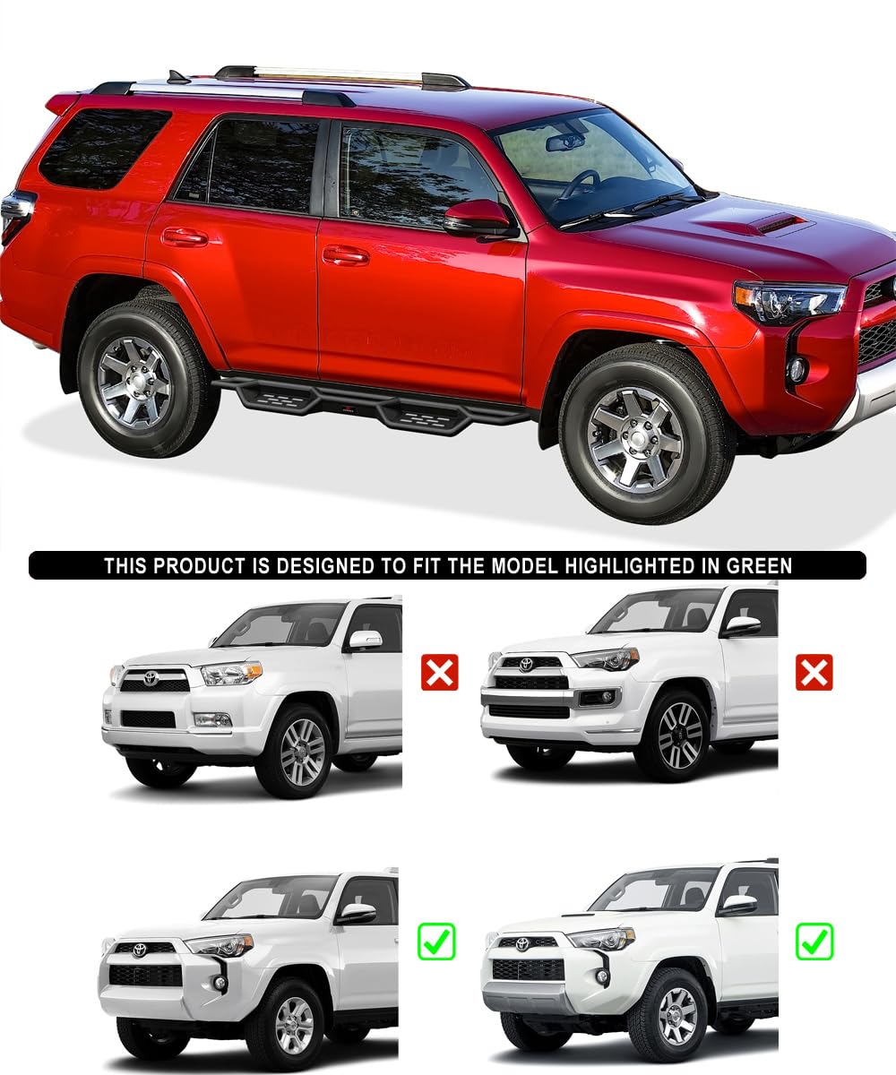 Amazon.com: APS Black 6 Inches Tubular Drop Down Style Nerf Bars