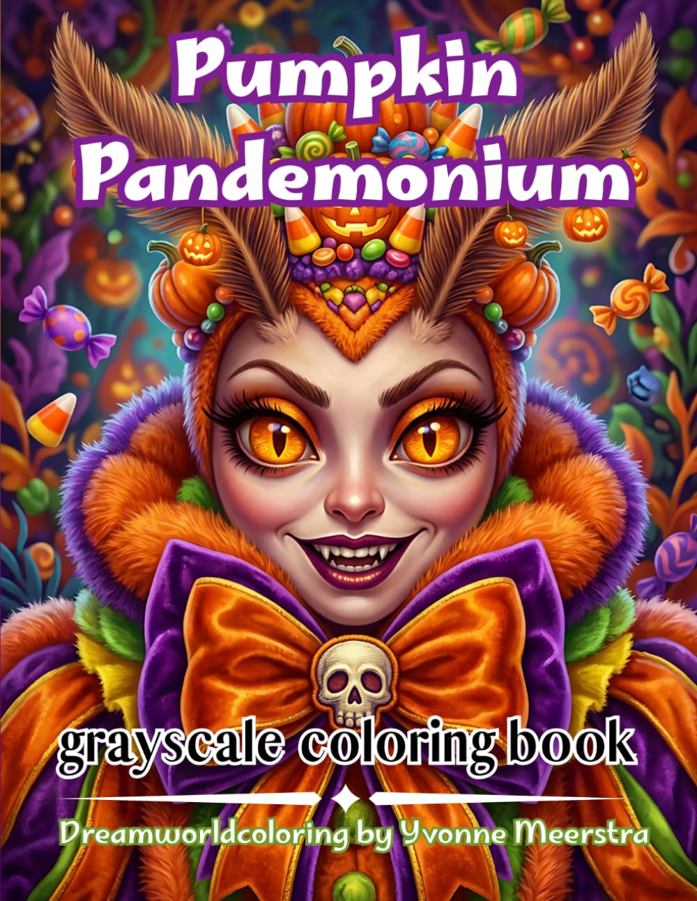pumpkin pandemonium: A Whimsical Halloween Coloring Adventure Filled with Mischief, Pumpkins & Delightfully Spooky Characters