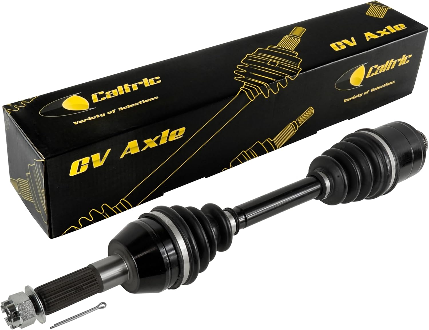 Caltric Rear Left Complete Cv Joint Axle Compatible with Polaris Sportsman 500 4X4 Ho Efi 2006 2007 2008 2009 2010 2011 2012 2013