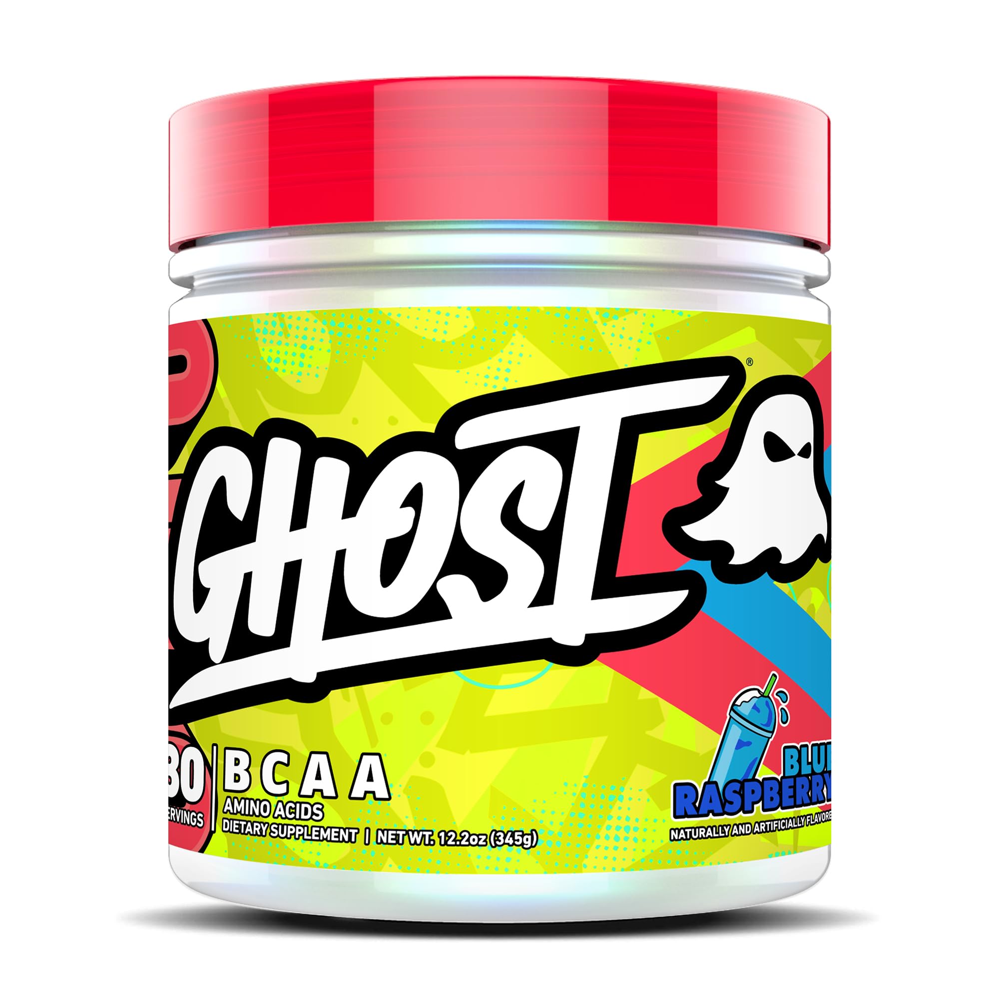 GHOST BCAA Powder Blue Raspberry