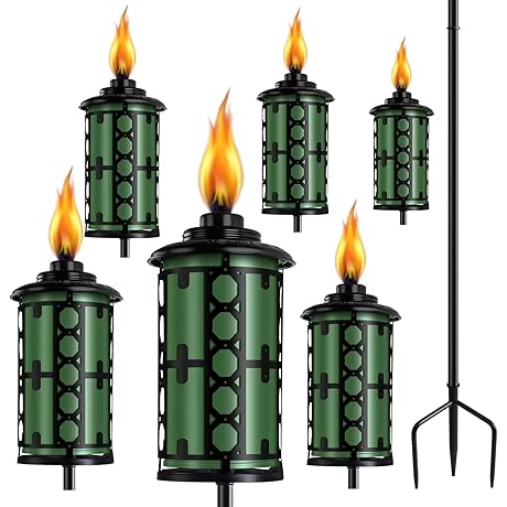 Upgraded Citronella Torches for Outdoor Protection