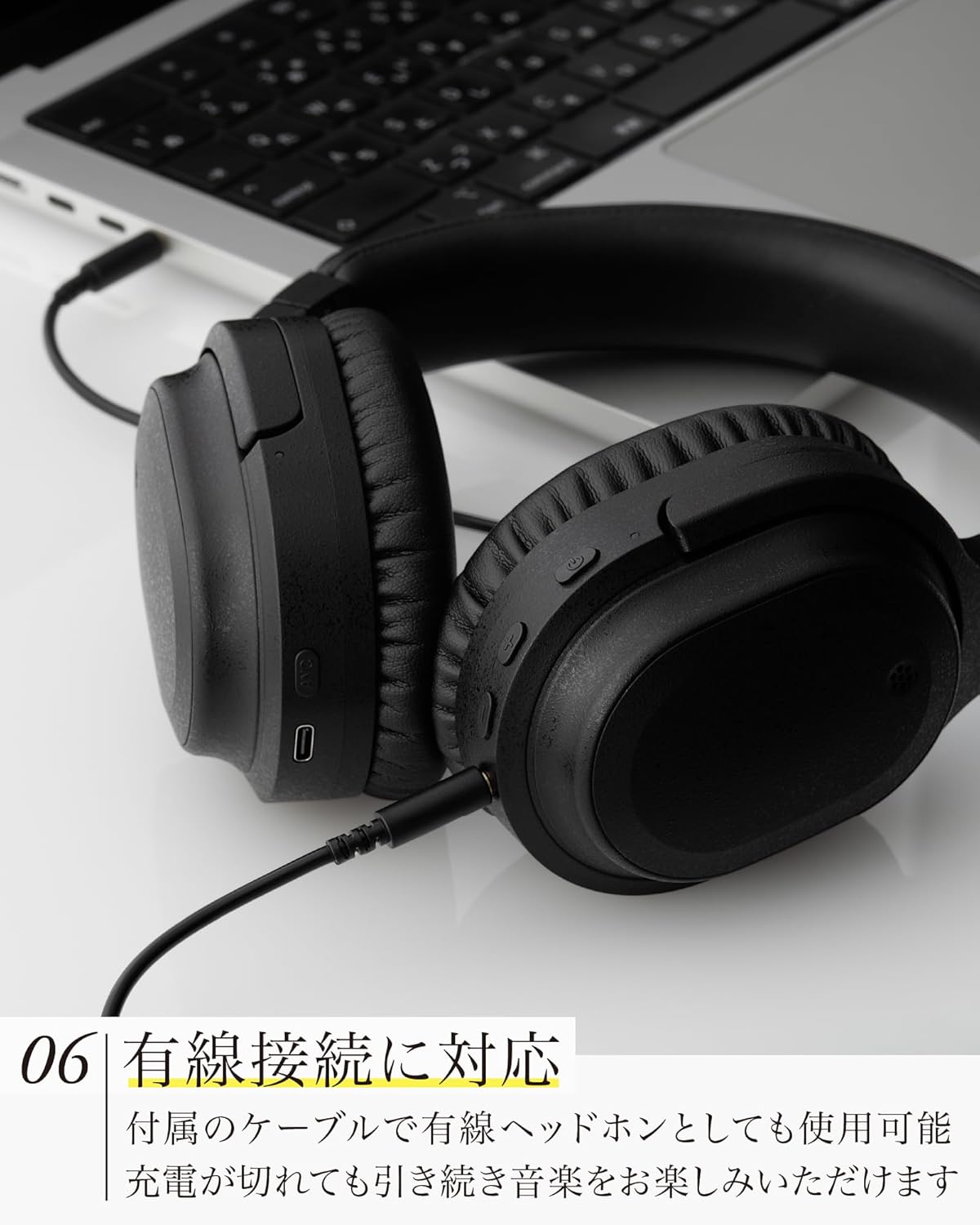 Final UX3000 SV Bluetooth Wireless Headphones, Noise Cancelling, Up to 35 Hours of Music Playback with aptX HD, Supports Multipoint Connectivity (Black)
