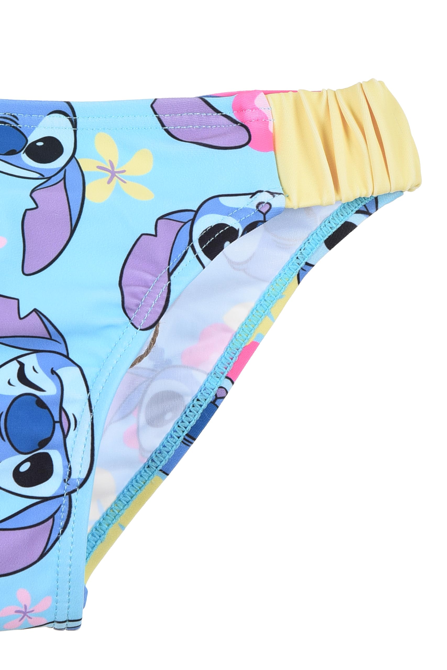 Disney Lilo e Stitch Costume da Bagno Slip per Bambine (IT, età, 6 Anni, Regular, Turchese)