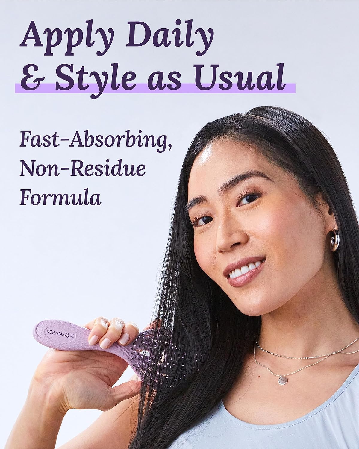 Keranic Follicle Boosting Serum, 2 Fl Oz - Aminokwasów kompleks, bez siarczanów, barwników i parabenów | Stymuluje i odżywa włosy, wspiera zdrowie skóry głowy | Napraw istniejące uszkodzenia