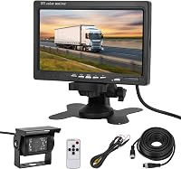 CICMOD 7 Colos Tolatókamera Monitor 18 IR LED Univerzális Parkolássegítő Rendszer 12V-24V 1