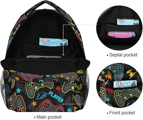 Miniatura 4 de Mochila Viaje Senderismo Camping Escuela Portátil Bolsa, Multi 17, Mochilas Daypack