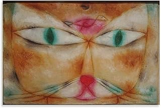 NY Moma Klee Cat And Bird Posters Art Print Wall Photo Paint Poster Hanging Picture Family Bedroom Decor 24x36inch(60x90cm)