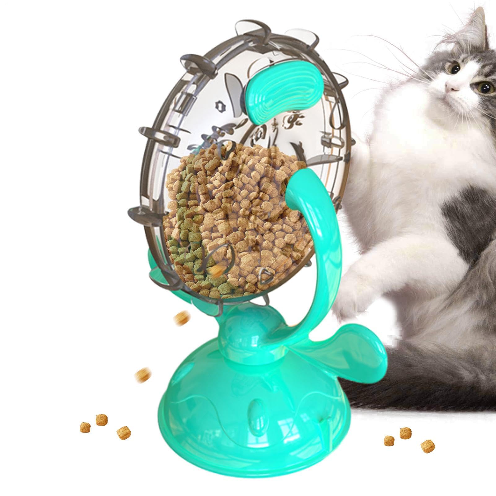 Leckender Futterspender Für Katzen - Interaktives Spielzeug Zur Langsamen Fütterung
