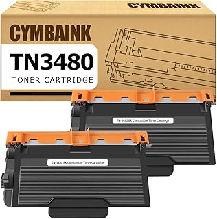 CYMBAINK TN-3480 Toner Compatible for Brother TN3480 TN-3480 Black Toner Cartridge for Brother MFC-L5750DW MFC-L5700DN MFC-L6800DW HL-L5000D HL-L5100DN HL-L5200DW DCP-L5500DN DCP-L6600DW, 2 Pack