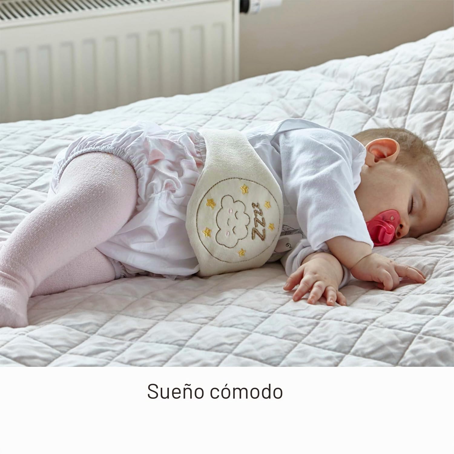 Babyjem Cojín de huesos de cereza - Cojín térmico ajustable para bebés - Ideal para dolores abdominales y flatulencias - 100% algodón