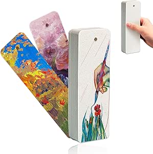 Guyode 50 Pièces Papier Aquarelle Et 50 Gland Marque Page Personnalisable 5x15 Cm Carnet Aquarelle Peut être Accroché Marque-Pages Pour Peinture L' Aquarelle Dessin Création Marque-Pages DIY