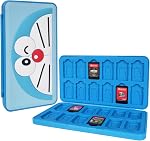 TIKOdirect Game Card Case for Switch 2 / Switch / SD Cards, Storage 24 Game Cards Portable Holder Pretty Cute Hard Shell with Magenic Closure, Green