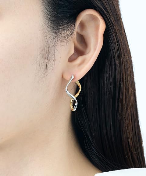Jouete サークルピアス　シルバー Amazon | (ジュエッテ) Jouete サークルピアス コンビカラー 075457