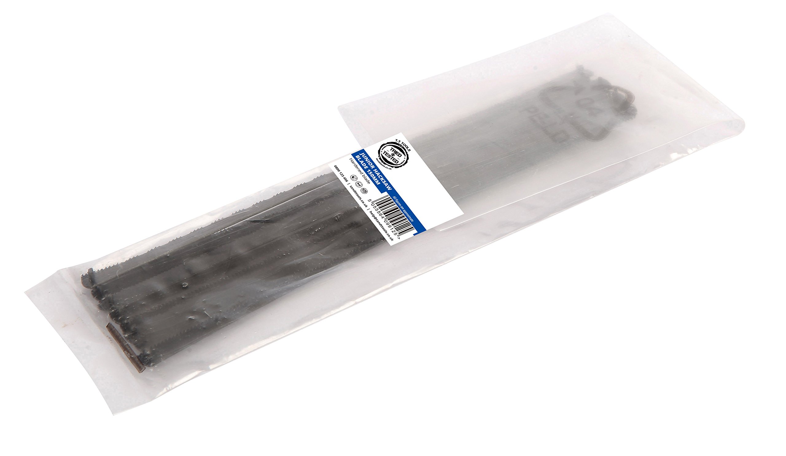 Tried + Tested Tools Black Tt010 Junior Hack Saw Blade, 150 Mm, Set Of 10 Piece