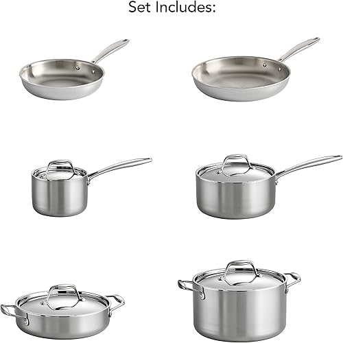 Miniatura 8 de Tramontina 80116004DS Gourmet - Sartén acero inoxidable 1810 apta para inducción triple capa Set de utensilios de cocina