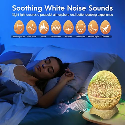 Miniatura 3 de Rossetta Proyector de galaxia, proyector de estrellas para dormitorio, control remoto y altavoz Bluetooth de ruido blanco, 4 modos de iluminación,